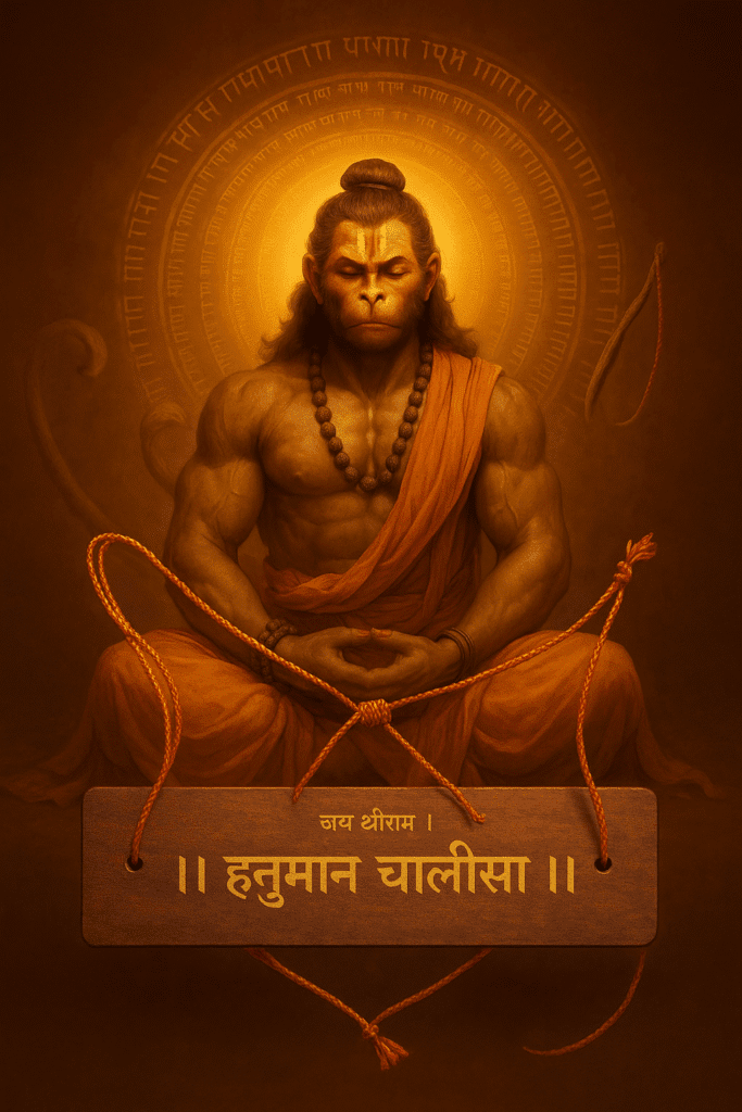 Hanuman Chalsia The wooden pocket chalsia easy to carry tulsidas ji
