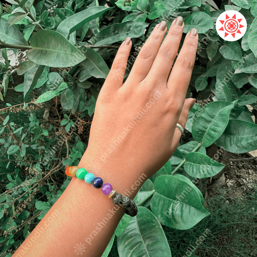 Lava 7 Chakra Bracelet by Best astrology consultation company  prashnakundlicom