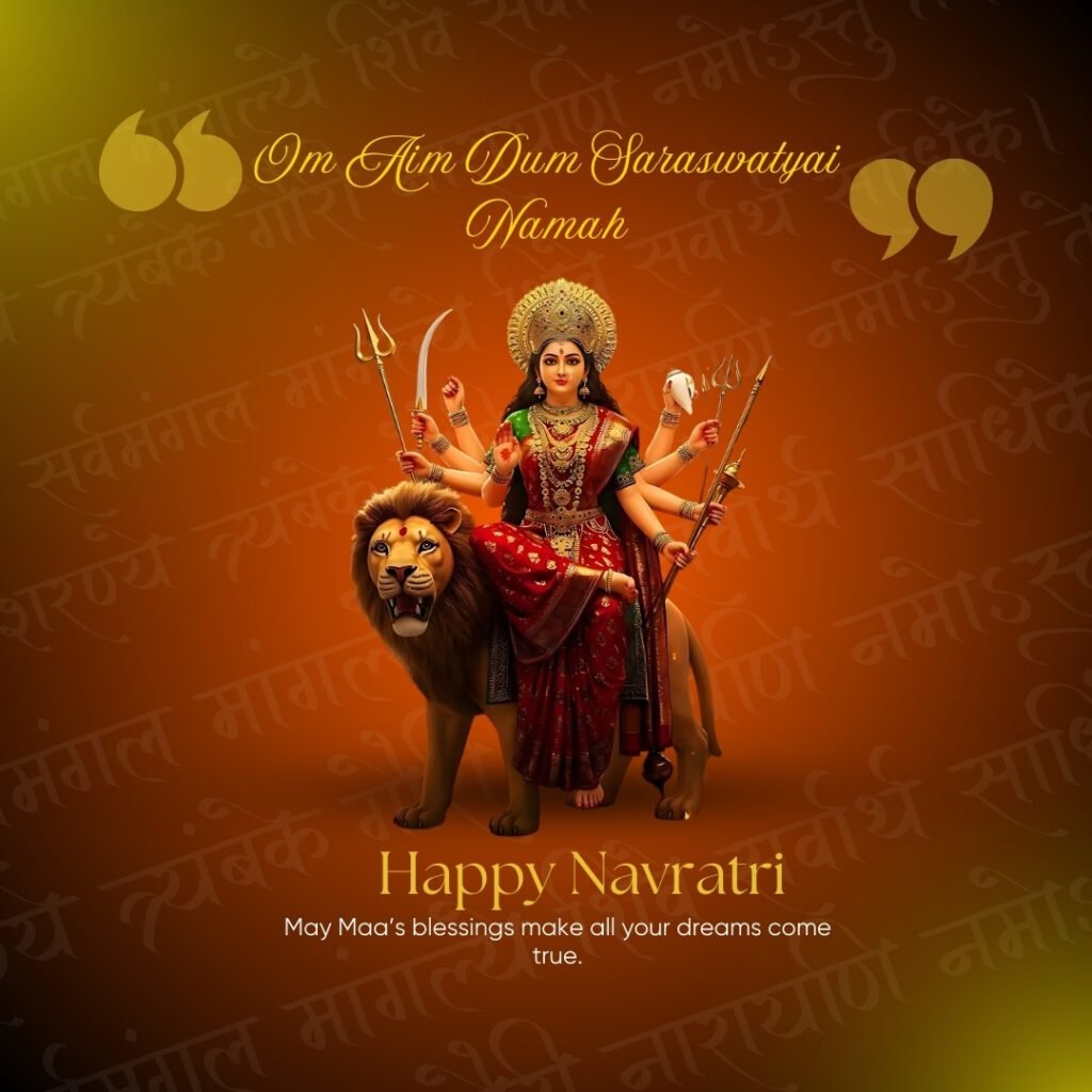 15 Best Astrology Consultion With free kundli analysis Navratri Wishes 2025 Image