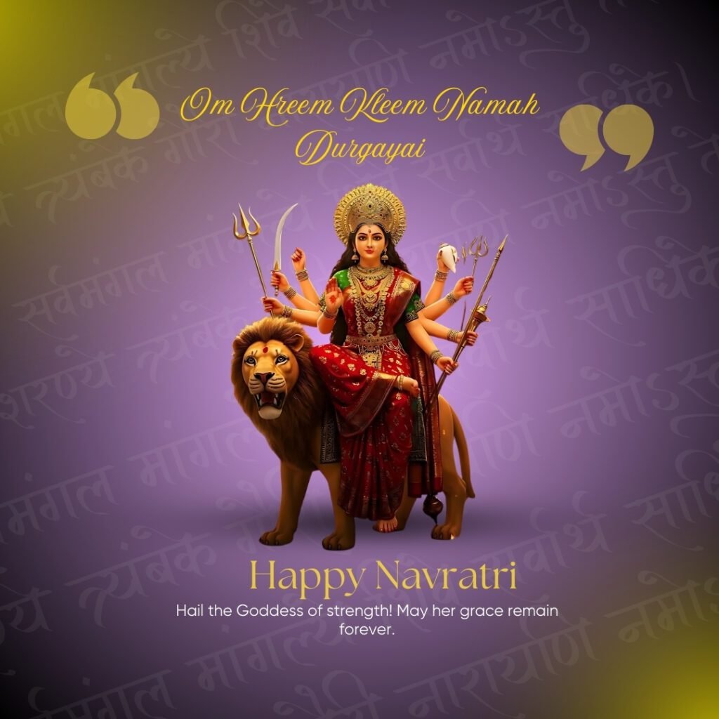 16 Best Astrology Consultion With free kundli analysis Navratri Wishes 2025 Image