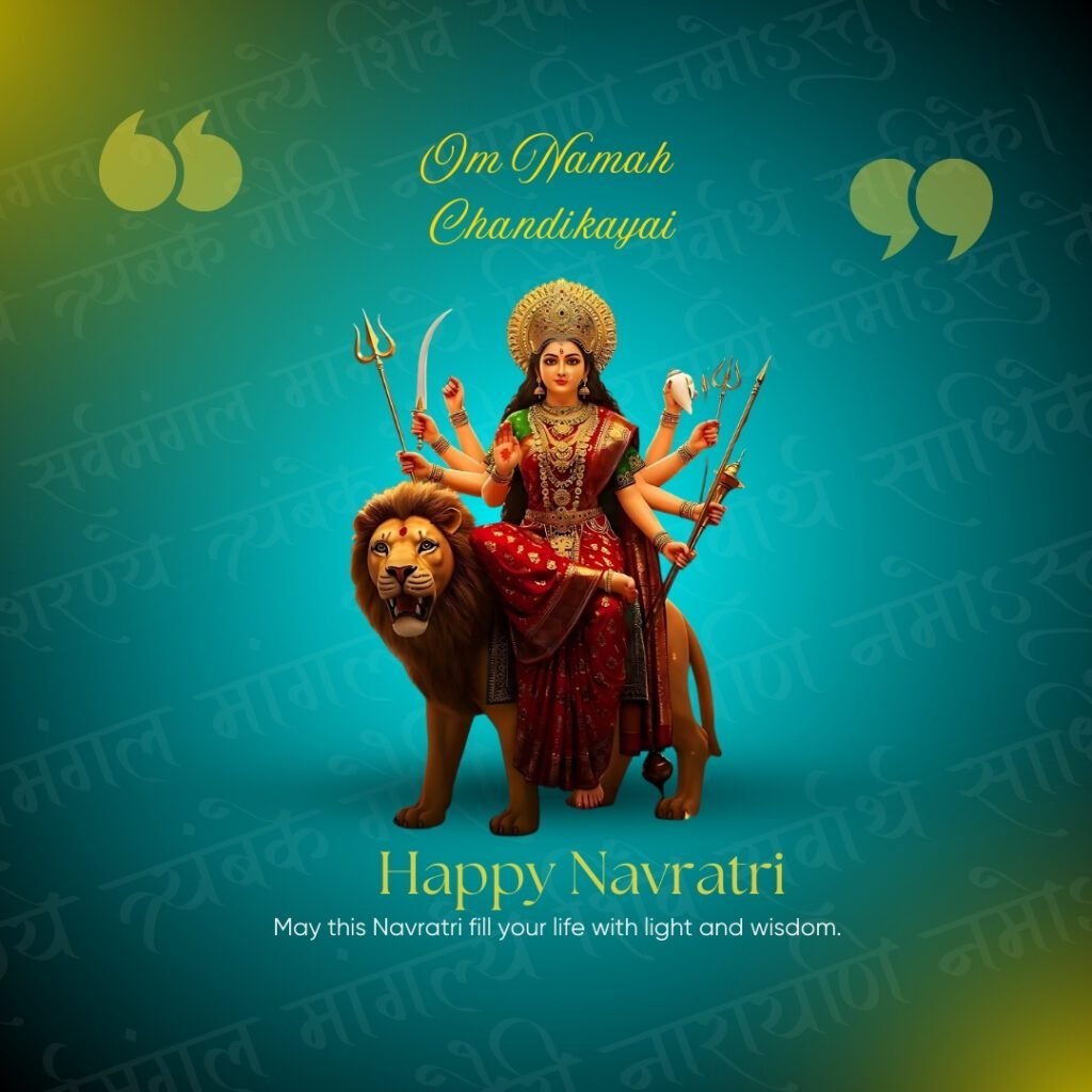 17 Best Astrology Consultion With free kundli analysis Navratri Wishes 2025 Image