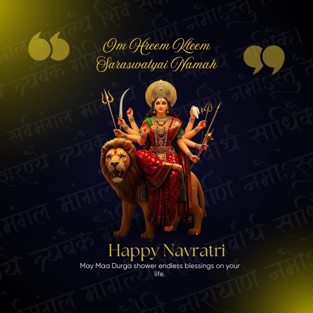 22 Best Astrology Consultion With free kundli analysis Navratri Wishes 2025 Image