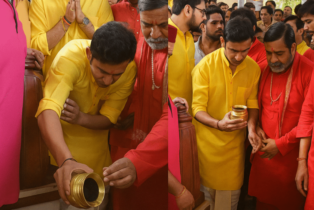 Gautam Gambhir visit Maa Baglamukhi Temple