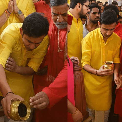 Gautam Gambhir visit Maa Baglamukhi Temple