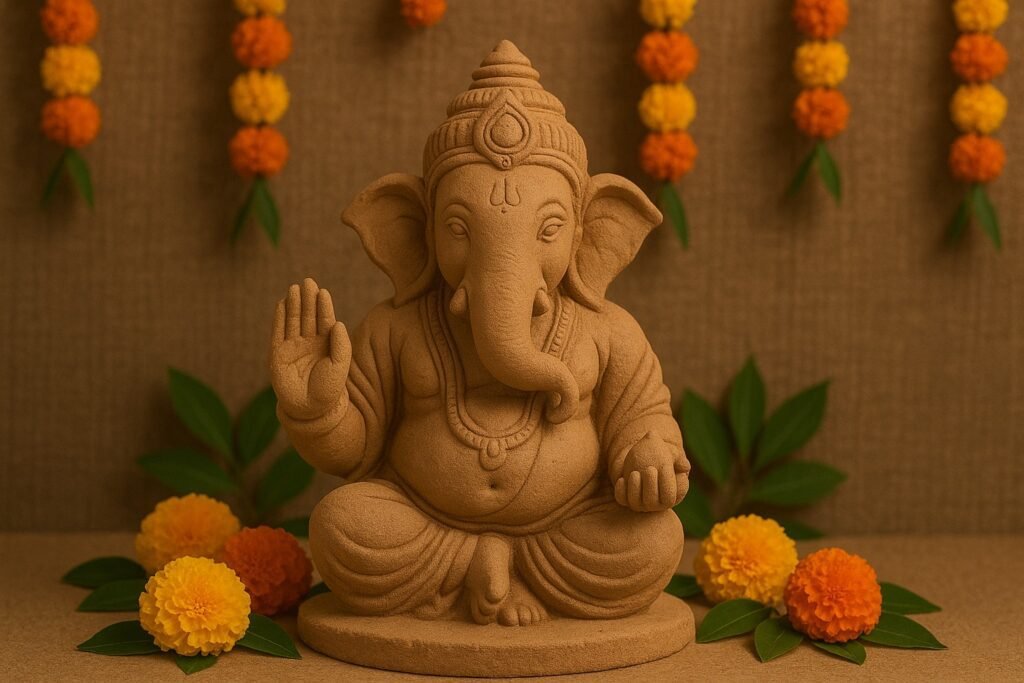 Lord Ganesha Made by clay