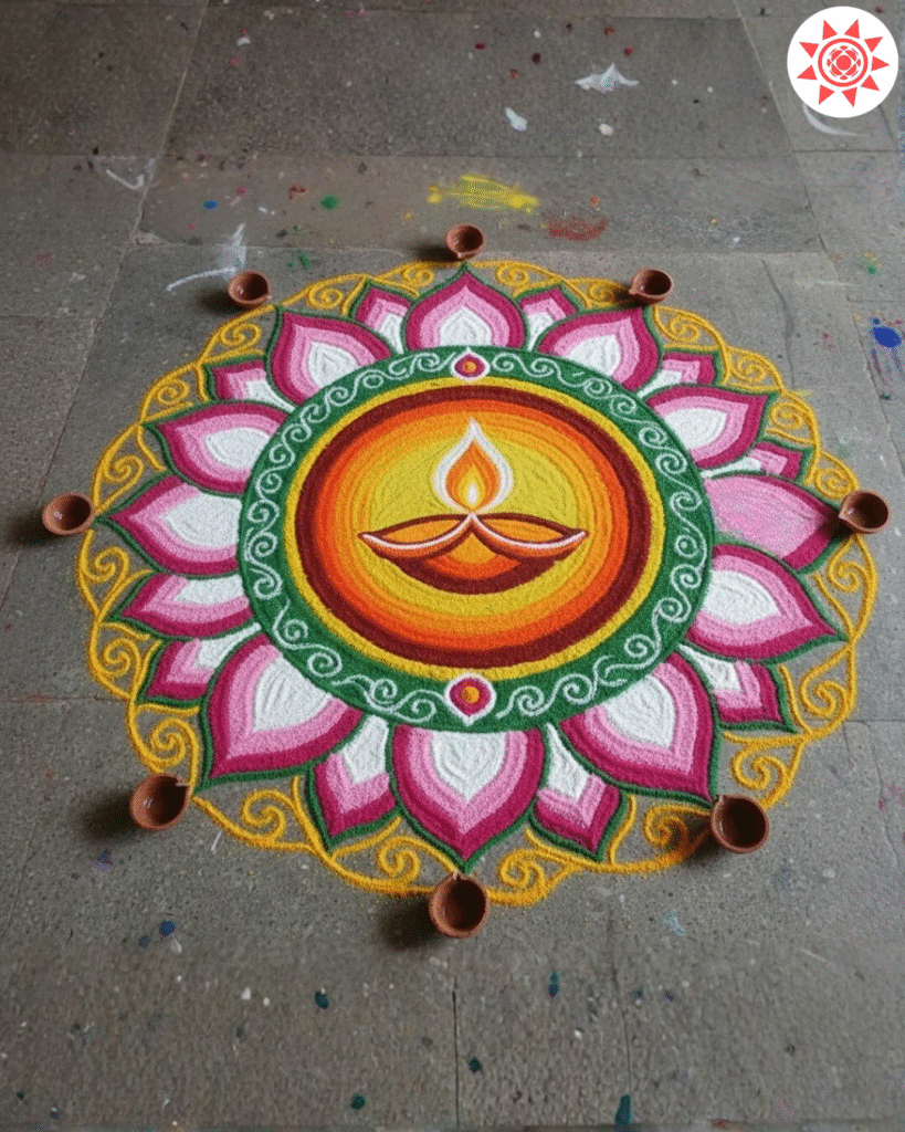 1 Best Astrology Consultion With free kundli analysis Rangoli Design for Dhanteras