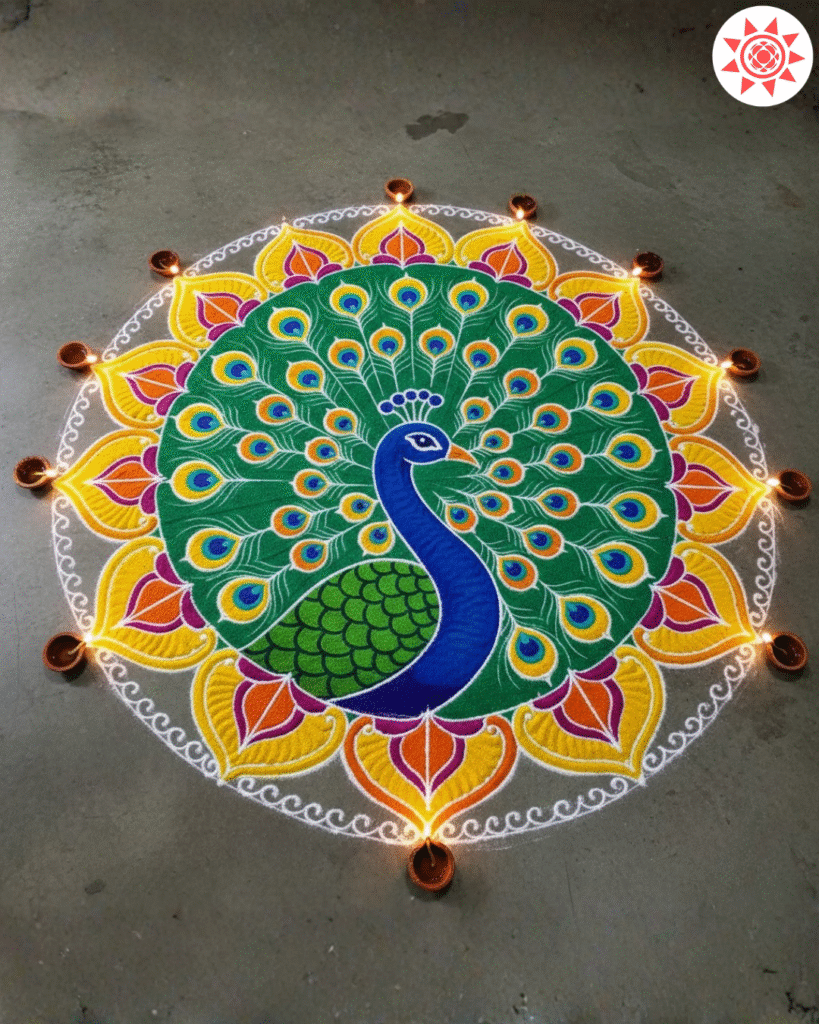 7 Best Astrology Consultion With free kundli analysis Rangoli Design for Diwali