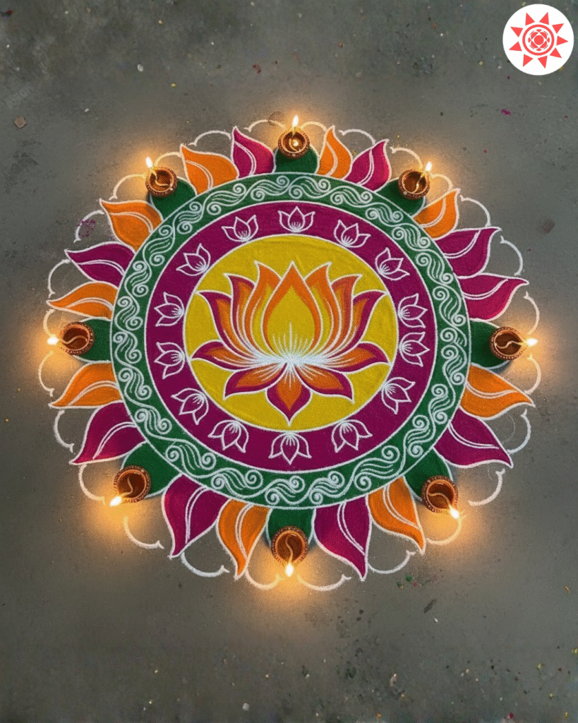 8 Best Astrology Consultion With free kundli analysis Rangoli Design for Diwali
