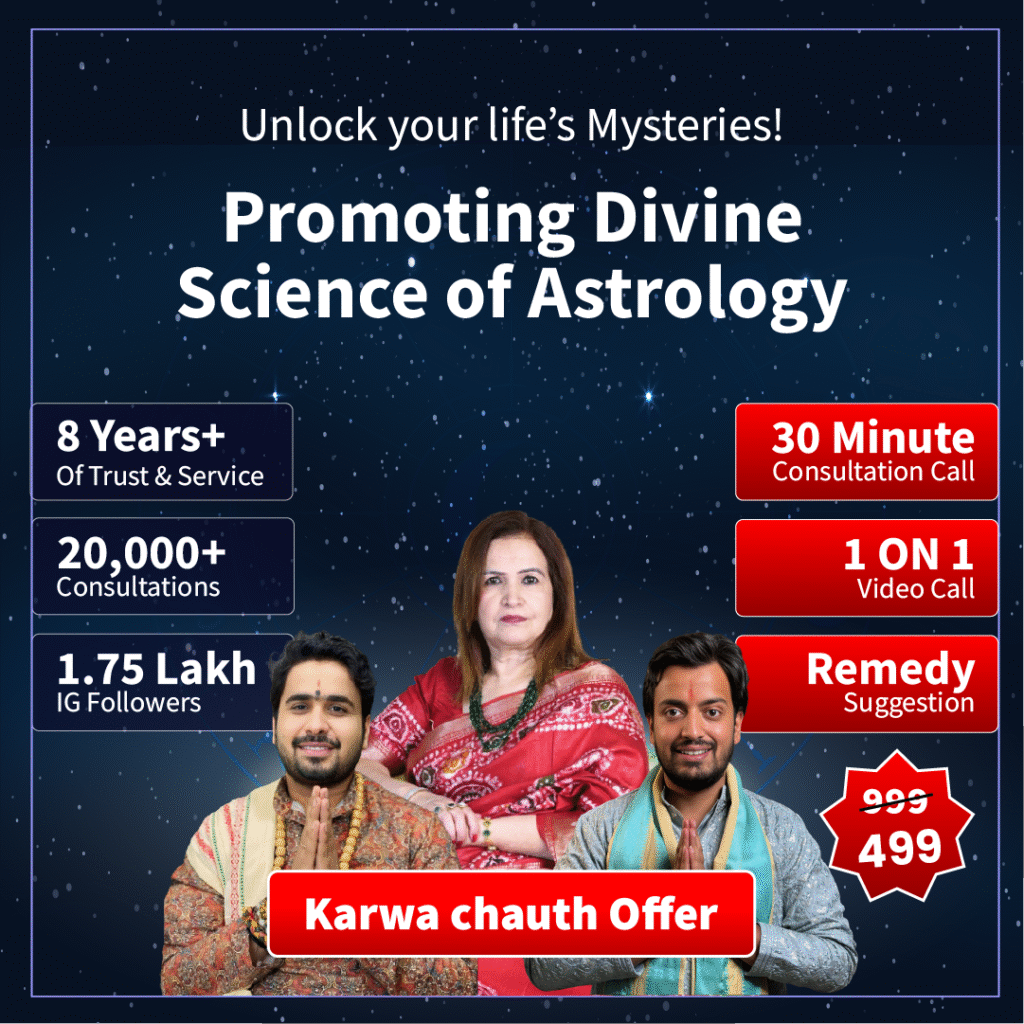 promoting divine science of astrology karwa chauth offer