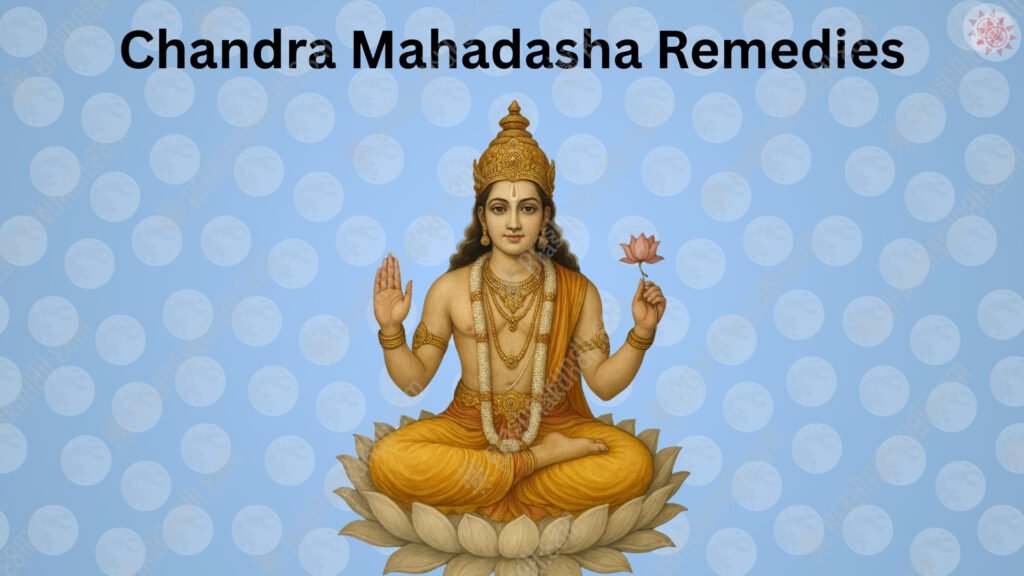 Chandra Mahadasha Remedies