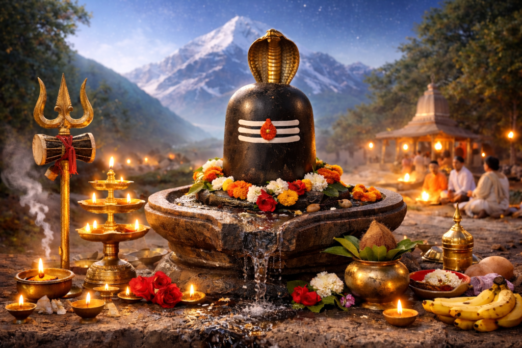 Mahashivratri 2026 Date – Lord Shiva puja, fasting and night celebration